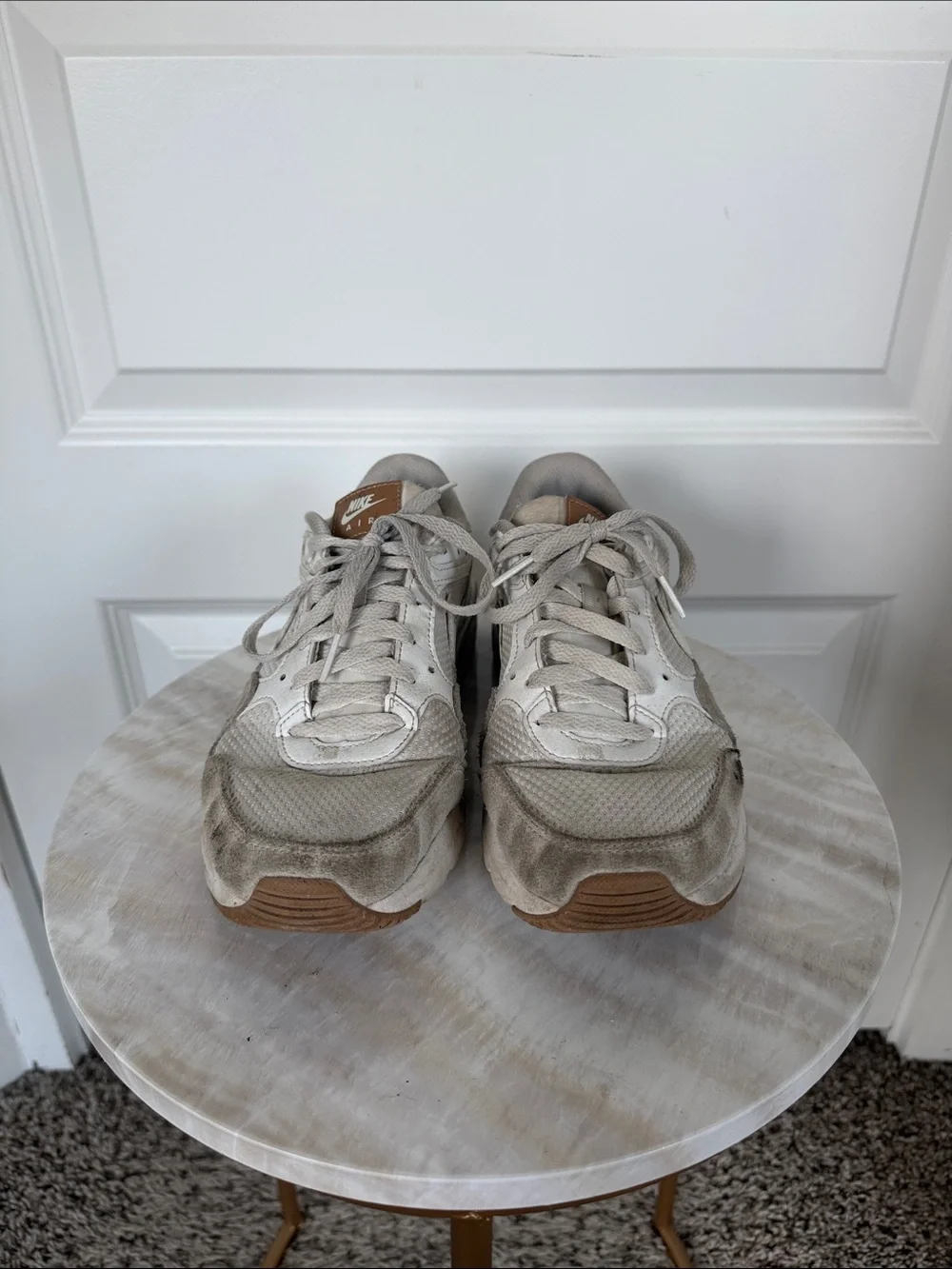 Nike Air Max Neutral Beige and Brown Casual Sneakers